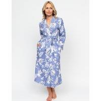 Cotton Modal Bird Print Dressing Gown