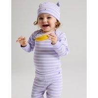 Pure Cotton Striped Bodysuit (1-24 Mths)