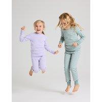 Pure Cotton Striped Leggings (1-10 Yrs)