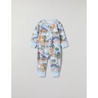 Cotton Rich Dragon Print Zip Sleepsuit (0-4 Yrs)