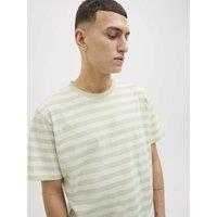 Cotton Rich Striped Crew Neck T-Shirt