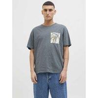 Pure Cotton Crew Neck Pocket T-Shirt