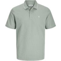 Cotton Blend Waffle Textured Polo Shirt
