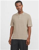 Cotton Rich Textured Polo Shirt