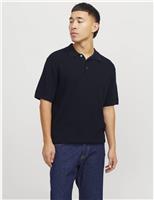Pure Cotton Knitted Polo Shirt