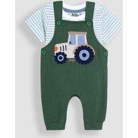 2pc Pure Cotton Dungarees Outfit (3-24 Mths)