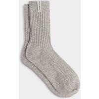 Ribbed Ankle High Socks