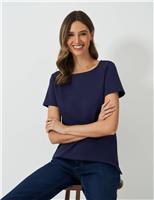 Pure Cotton Crew Neck T-Shirt
