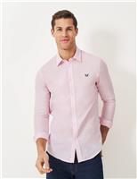 Regular Fit Linen Rich Shirt