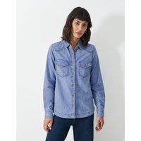 Denim Stitch Detail Shirt