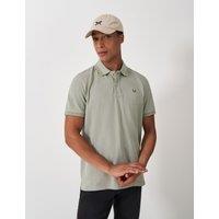 Pure Cotton Pique Tipped Polo Shirt