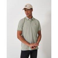 Pure Cotton Pique Tipped Polo Shirt