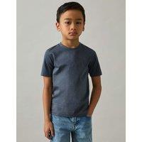 Pure Cotton Textured Stripe T-Shirt (3-14 Yrs)