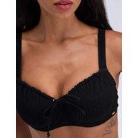 Boux Avenue Amalfi Textured Wired Bikini Top (B-FF) Black