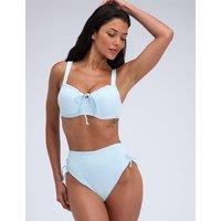 Boux Avenue Amalfi Textured Wired Bikini Top (B-FF) Blue