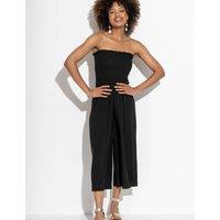 Cropped Wide Leg Jumpsuit