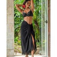 Fringed Beach Cover Up Sarong
