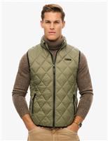 Superdry & Co Quilted Padded Gilet Green