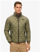 Superdry & Co Quilted Padded Puffer Jacket Green