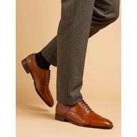Jones Bootmaker Leather Oxford Shoes Tan