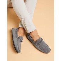 Suede Slip-On Loafers