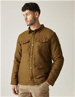 Regatta Gawayne Cotton Rich Padded Overshirt Green