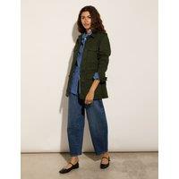 Mom High Waisted Barrel Cropped Jeans