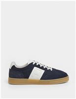 Suede Lace Up Trainers