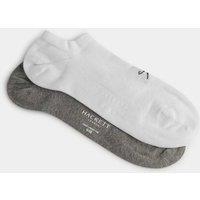 2pk Cotton Rich Trainer Socks