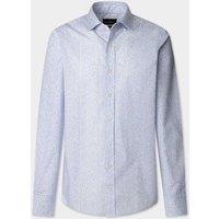 Regular Fit Pure Cotton Leaf Print Shirt