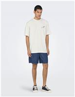 Pure Cotton Beach Graphic T-Shirt