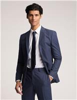 Slim Fit Linen Blend Suit Jacket
