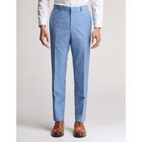 Wool Rich Slim Fit Trousers