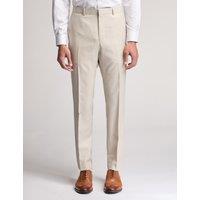 Slim Fit Wool Rich Flat Front Trousers
