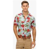 Cotton Blend Hawaiian Shirt