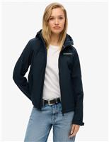 Superdry & Co Waterproof Hooded Jacket Navy