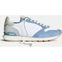 Leather Lace Up Trainers