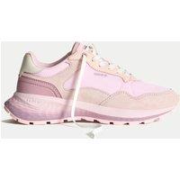 HOFF City MKII Suede Trainers Light Pink Mix