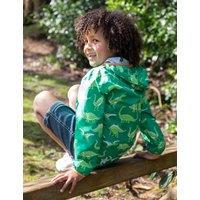 Frugi Hooded Dinosaur Raincoat (1-10 Yrs) Green Mix