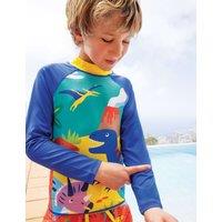 Frugi Dinosaur Long Sleeve Rash Vest (2-10 Yrs) Multi