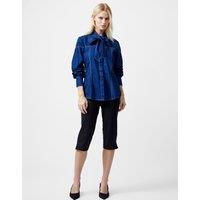 Pure Cotton Tie Neck Shirt