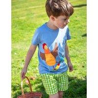 Pure Cotton Chicken Applique T-Shirt (2-10 Yrs)