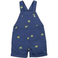 Pure Cotton Embroidered Tractor Dungarees (0-3 Yrs)