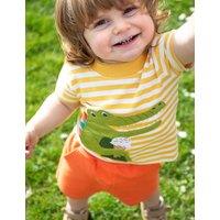 2pc Pure Cotton Striped Top & Shorts Outfit (0-5 Yrs)