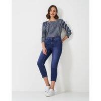 Mid Rise Skinny Cropped Jeans