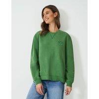 Pure Cotton Textured Sweatshirt