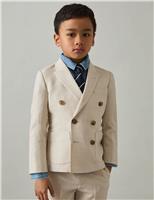Wool Blend Double Breasted Blazer (3-14 Yrs)