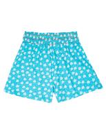 Frugi Pure Cotton Shell Print Shorts (2-10 Yrs) Blue Mix