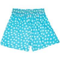 Frugi Pure Cotton Shell Print Shorts (2-10 Yrs) Blue Mix