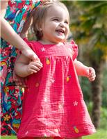 2pc Pure Cotton Embroidered Outfit (0-24 Mths)